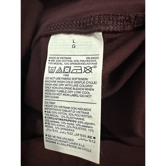 Old Navy Purple Extra High Rise Bootcut Go Dry Leggings Size Large - Picture 5 of 9